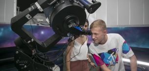 MERCAN 100. YIL İKLİM VE ÇEVRE BİLİM MERKEZİ’NDE İKİNCİ ‘AY GÖZLEM ETKİNLİĞİ