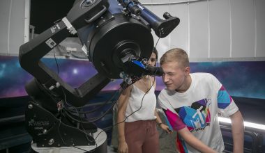 MERCAN 100. YIL İKLİM VE ÇEVRE BİLİM MERKEZİ’NDE İKİNCİ ‘AY GÖZLEM ETKİNLİĞİ